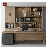 Bàn giám đốc gỗ công nghiệp giá rẻ S90-BGD004