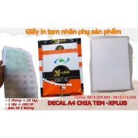 Bán Giấy decal Tomy A4 hãng X-Plus từ 125-149