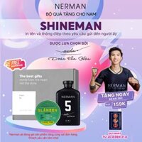 BẢN GIỚI HẠNBộ quà tặng nam giới SHINEMAN - Sữa tắm gội hương nước hoa 350ml &amp; Sáp vuốt tóc nam Glanzen 60g - Sữa tắm  Sáp Prime Floral