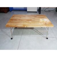 Bàn Gỗ Cao Su 100% 50x 70cm ( Gỗ thịt)