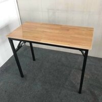 Bàn gỗ cao su xếp gọn Tundo thông minh, tiện lợi  - 50x100cm