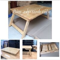 Bàn gỗ chân thang 50x70