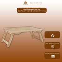 Bàn Gỗ Đa Năng Chân Xếp - Bàn Trà Cafe Ngồi Bệt Gấp Gọn Hình Thang - Nội Thất VIP 88