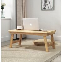 BÀN GỖ đa năng chân xếp 40x60cm dày 12mm - Bàn trà sofa-cafe ngồi bệt gấp gọn-BÀN XẾP CHÂN THANG 60x40CM