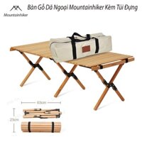 Bàn Gỗ Gấp Gọn Dã Ngoại - Bàn Xếp Gọn Gỗ Du Lịch Cắm Trại Đa Năng Tải Trọng 30-40kg