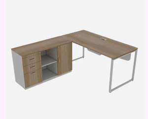 Bàn gỗ giám đốc Xuân Hòa BGD-09-00 PU