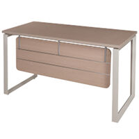 Bàn gỗ làm việc lãnh đạo chân sắt HRP1880C5