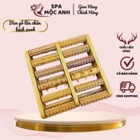 Bàn Gỗ Lăn Chân - Massage, Bấm Huyệt, Thư Giãn - Dụng Cụ Diện Chẩn