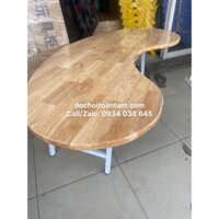 Bàn Gỗ Mầm Non Hình Bán Nguyệt