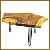 Bàn gỗ Me Tây nguyên tấm KOHAFU