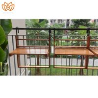 Bàn gỗ treo ban công, bàn gỗ treo ban công chung cư BG-01