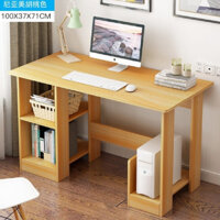 Bàn gỗ văn phòng, bàn làm việc có ngăn để cây máy tính. D100 x R40 x C75cm. Gỗ MDF cao cấp