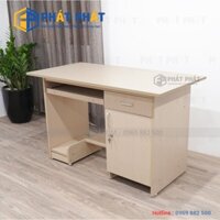 Bàn gỗ văn phòng Phát Phát 1.2 x0.6m, bàn gỗ MFC đa năng làm việc tại nhà, học sinh sinh viên chính hãng - BVT02