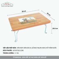 Bàn gỗ xếp học sinh Nguyễn Trường Thắng 30x50 vân gỗ