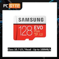 (Bản Gốc 100% & Phiên Bản 2018) Samsung EVO Plus 128 GB MicroSD Class 10 Uhs-1 MicroSDXC 100 MB/giây U3 4K Với Thẻ Nhớ Bộ Điều Hợp Miễn Phí