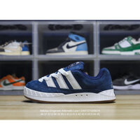 Bản gốc imatic thấp "Trắng/Xám/Xanh" matty chi Series Low-Top retro cá mập BRE giải trí thể thao giải trí Skateboard Giày