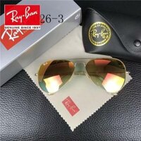 [Bản gốc] Rayban Wings Rb3 597 001 / X0 Gương Gradient Vàng Xanh