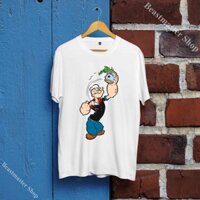 [BÁN HẠ GIÁ]❗Áo Unisex Popeye - Áo Unisex Thủy thủ Popeye - Popeye T-Shirt phong cách - PPY-004