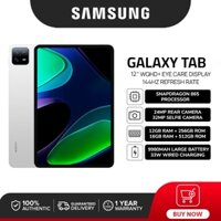 BÁN HÀNG HÀNG ĐẦU Samsung Galaxy Tab S 12Inch 2024 Android 12.0 16GB + 512GB Máy tính bảng thông minh Dual SIM 4G