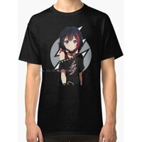 Bán Hàng Nóng BanG Dream Ran Mitake Hoạt Haven Chan Anime PoppinParty Đen Áo nam Cotton Tee Áo Anime Bông Tai Kẹp Dạo Phố 860800