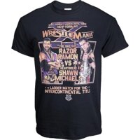 Bán Hàng Nóng Dao Cạo Ramon Shawn Michaels Wrestlemania 10 Poster Áo Sơ Mi Nam Thời Trang Áo Thun Cotton 960345