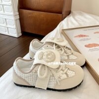 [Bán hàng trực tiếp tại nhà máy] [Bộ sưu tập người 2069] ins Phong cách múa ba lê Niche hợp thời trang Giày phồng dễ thương xấu xí dành cho nữ 2025 Phong cách mới Bán chạy Phong cách Hồng Kông Chụp đường phố Giày thể thao huấn luyện Đức