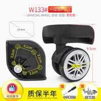 [Bán hàng trực tiếp tại nhà máy] Baixiang NL021 Xe đẩy Phụ kiện bánh xe đẩy Bánh xe đa năng Ròng rọc Vỏ cứng Vali Sửa chữa bánh xe 133