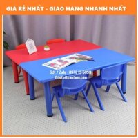 Bàn hình chữ nhật  mầm non nhựa cao cấp giá tốt