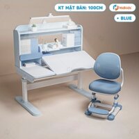 Bàn học 100CM cho bé HTDkids T100, Bàn học sinh thông minh chống gù chống cận giúp trẻ có tư thế ngồi chuẩn khoa học