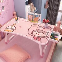 Bàn học cho bé, Bàn học gấp gọn có khe để nước giành cho bé trai bé gái