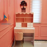 Bàn Học Cho Bé Gái Tiểu Học 1m2x1m5