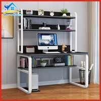 Bàn học cho bé tại nhà khung sắt sơn tĩnh điện 120x60x175 ẢNH THẬT, bàn làm việc thông minh liền kệ sách đa năng cho bé