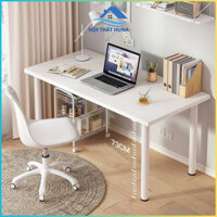 Bàn học cho học sinh và bàn văn phòng chân sắt mặt bàn làm từ gỗ MDF lõi xanh thái lan Thương hiệu HUNA - HN394