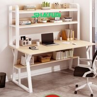 Bàn học có giá sách U râu SHAKFUNI kích thước 120x60cm SH-B12