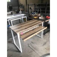 bàn hộc đàn,bàn để đàn organ, bàn khung sắt mặt gỗ mdf phủ melamine