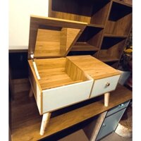 Bàn học để giường, bàn trang điểm mini sinh viên, decor phòng