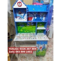 Bàn học Doraemon xanh dương cho bé trai