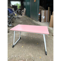 Bàn học gấp gọn chân vuông cao 50cm sơn tĩnh điện siêu bền, Bàn học gỗ MDF nhiều kích thước GIÁ XƯỞNG