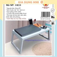 Bàn Học Gấp Gọn Cho Bé Thông Minh, Bàn Nhựa 1833 Cao Cấp Có Khe Cắm Bút Cắm Ipad - chính hãng VIỆT NHẬT Plastic