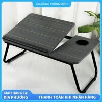 Bàn Học Gấp Gọn Có Thể Tùy Chỉnh Mặt Bàn Nghiêng Bàn Laptop Bàn Học Có Khay Để Cốc Thanh Chắn Có Thể Sử Dụng Trên Giường