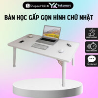Bàn Học Gấp Gọn Hình Chữ Nhật, Bàn Học Mặt Gỗ MDF Chống Nước Cực Tốt (YOKO MART)