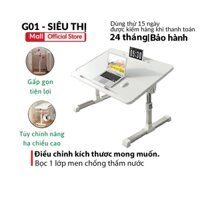 Bàn Học Gấp Gọn Ngồi Bệt Bàn Laptop Nâng Hạ Thông Minh Điều Chỉnh Chiều Cao, Độ Nghiêng G01