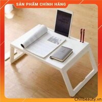 Bàn Học Gấp Gọn Thông Minh, Để Laptop, Có Khe Để Ipad Tiện Dụng, An Toàn, Chắc Chắn, Nhựa Việt Nam.