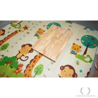 Bàn học gấp gọn tiết kiệm diện tích cho học sinh sinh viên kích thước 40*60 chân gỗ 2022