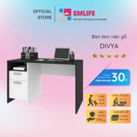 Bàn Học Gỗ MDF Đẹp Thanh Lịch SMLIFE Divya