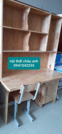 Bàn học gỗ thông BH005