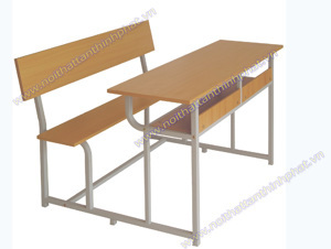 Bàn học gỗ tự nhiên có tựa BSV107TG