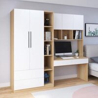 Bàn học kết hợp tủ quần áo SD124
