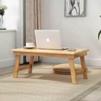 Bàn học làm việc bằng gỗ -Bàn chân thang gấp gọn đa năng tiện ích giá rẻ chất liệu gỗ cao su chắc chắn bền đẹp