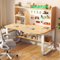 Bàn Học, Làm Việc Có Kệ Sách Chân Chữ U SHAKAFUNI Kích Thước Mặt Bàn 120x60x75cm SH-B05